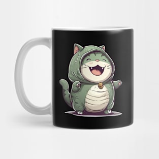 Dinosaur Kawaii Cat Mug